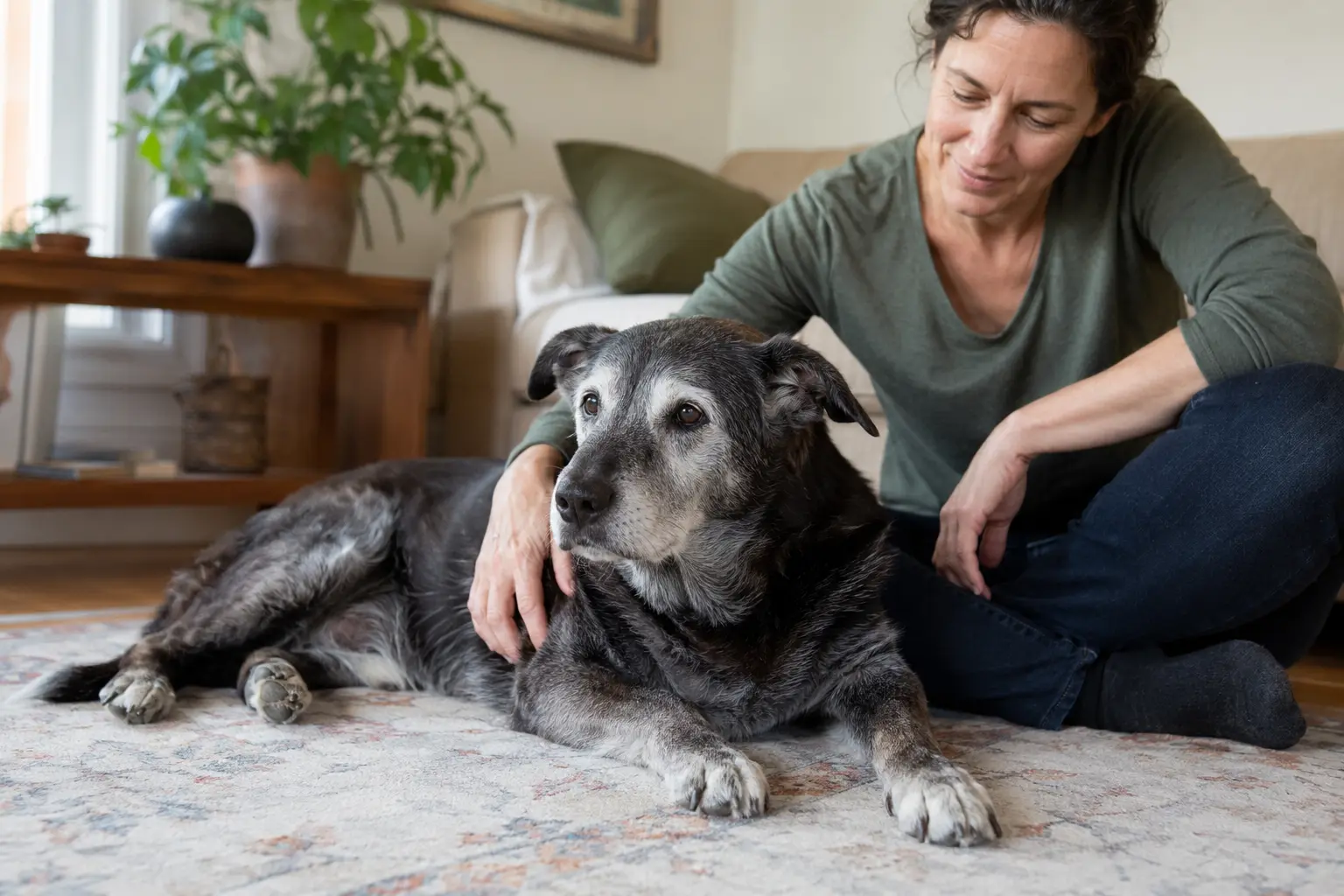 Vô Davi: cachorro de 22 anos encontra um lar e inspira a adoção de animais idosos