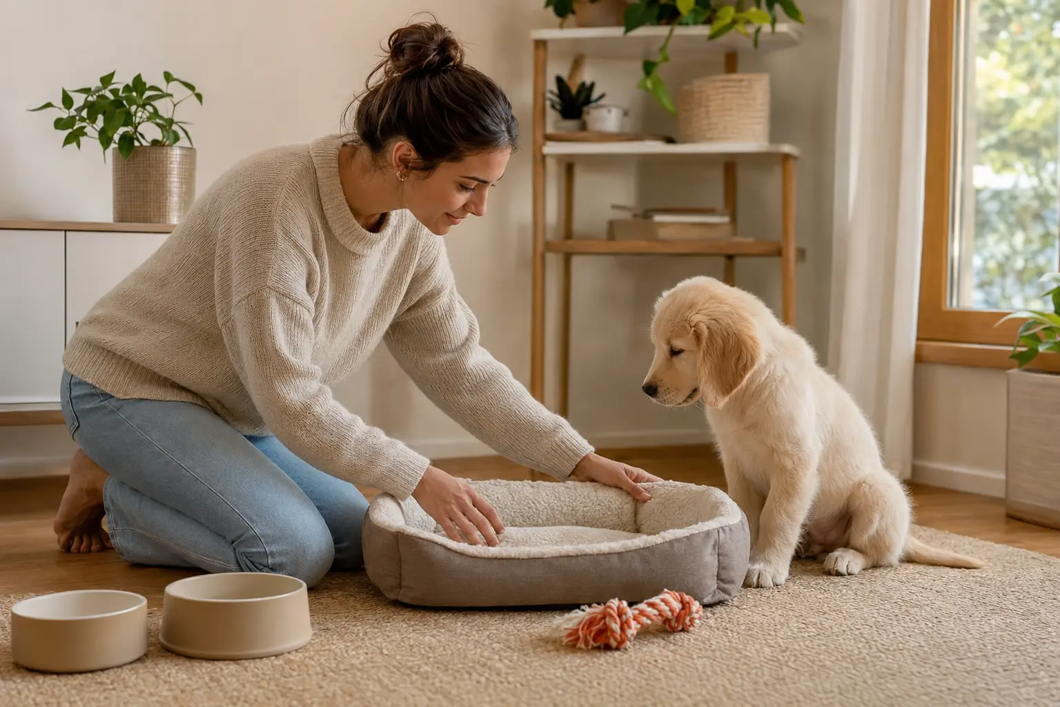 Como cuidar de um filhote de cachorro pela primeira vez