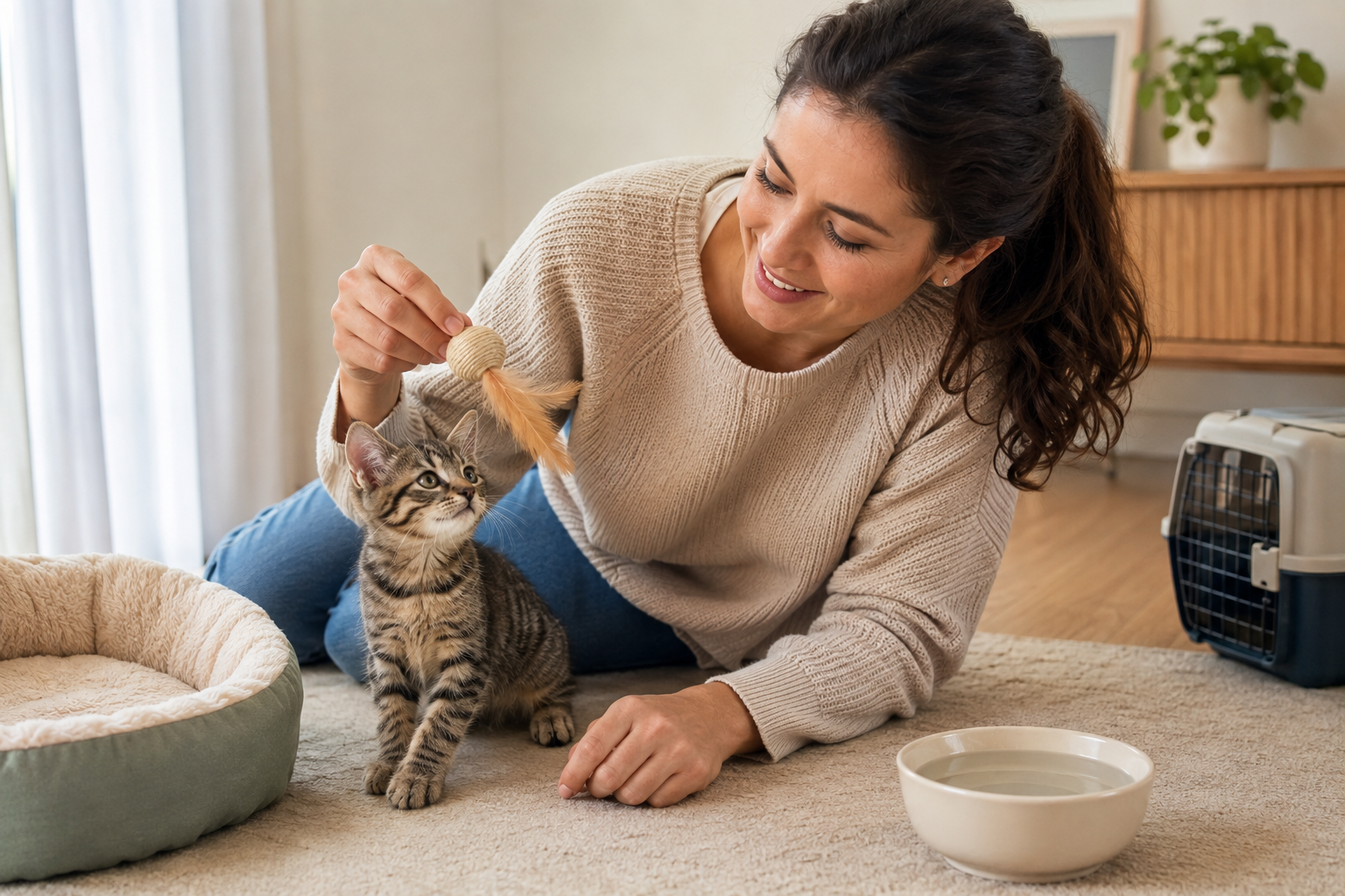 Como cuidar de um gato filhote: passo a passo